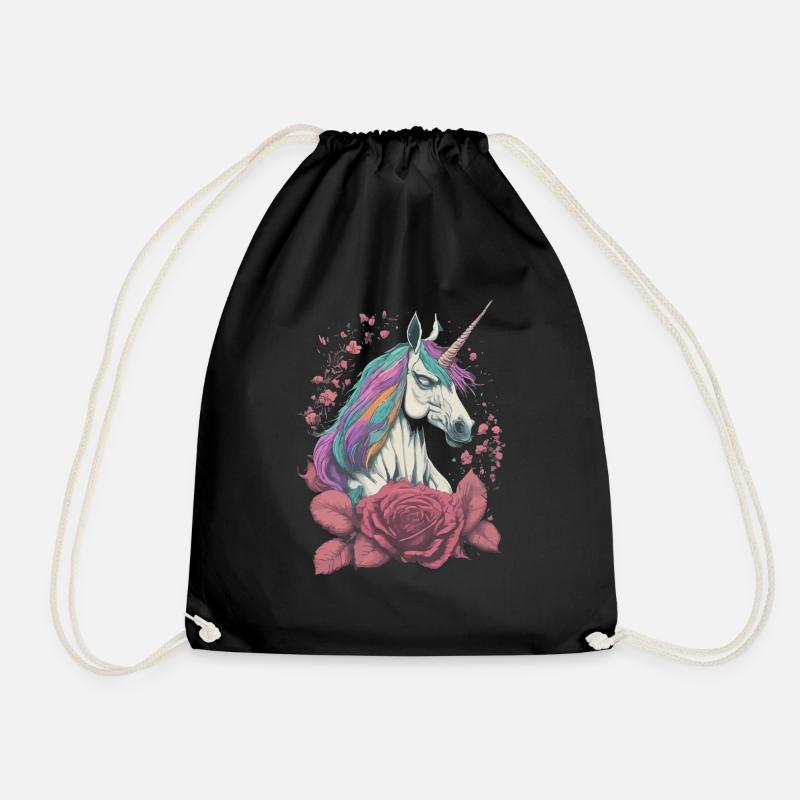 licorne - Sac de sport léger - noir