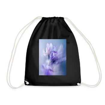 Poster ICM Flower 13 - Turnbeutel - Schwarz - Vorne