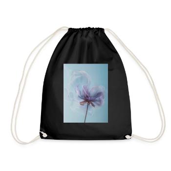 Poster ICM Flower 3 - Drawstring Bag - black - Front