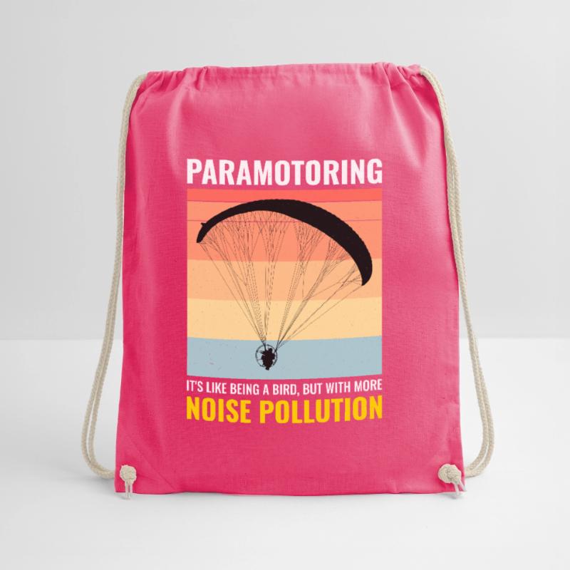 Paramotor Pilot Paramotoring Powered Paraglider Drawstring Bag