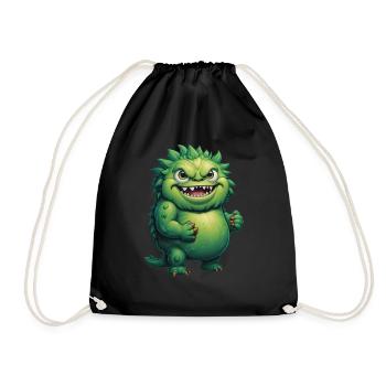 The Monster - Drawstring Bag - black - Front