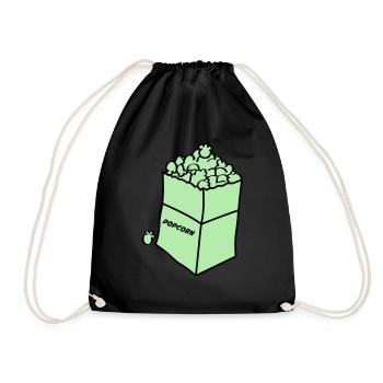 Maïs soufflé 2 - Sac de sport léger - noir - Devant