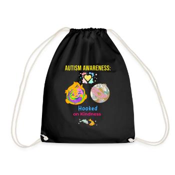 La sensibilisation à l’autisme s’appuie sur la gentillesse - Sac de sport léger - noir - Devant