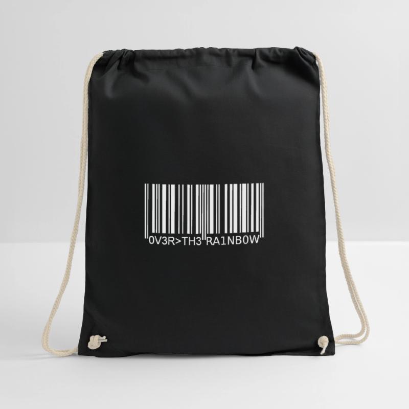 Code à barres blanc Sac de sport léger
