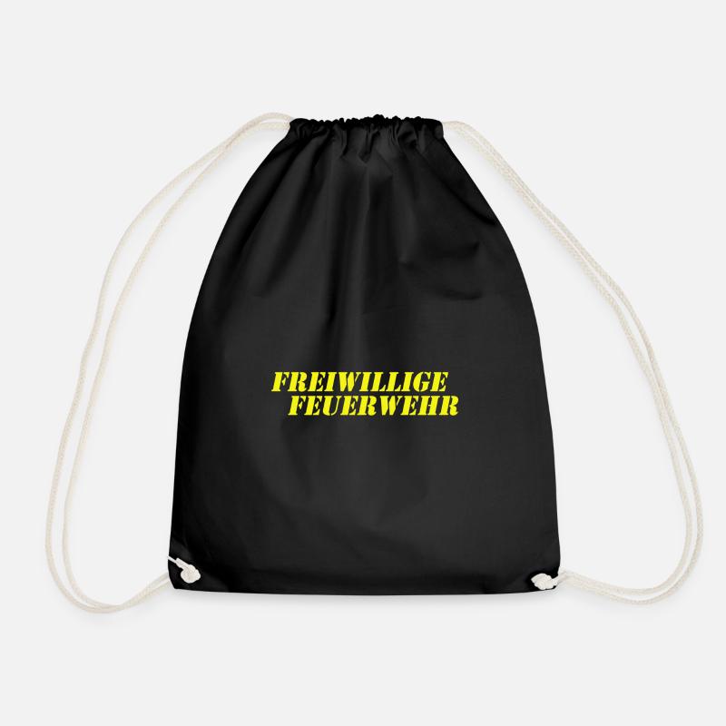Freiwillige Feuerwehr - Turnbeutel - Schwarz