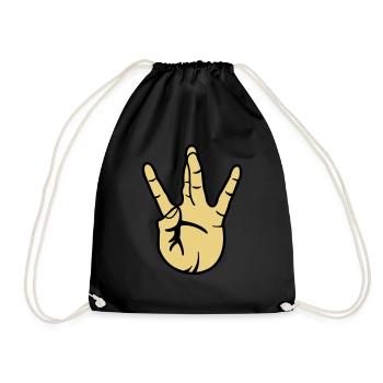 main de l'ouest - Sac de sport léger - noir - Devant