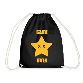Game Over - Mario Star - Sac de sport léger - noir - Devant