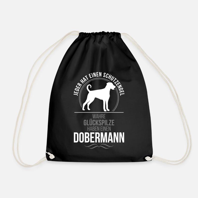 DOBERMANN Schutzengel Wilsigns - Turnbeutel - Schwarz