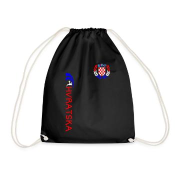 Croatie Football - Sac de sport léger - noir - Devant