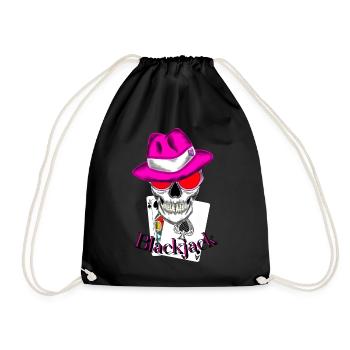 Blackjack for Woman - Turnbeutel - Schwarz - Vorne