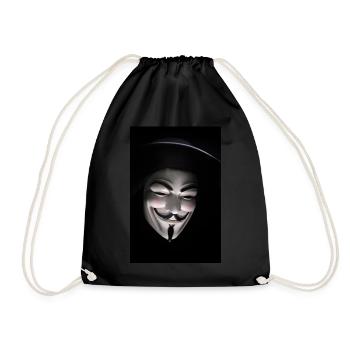 anonymus 2nd - Turnbeutel - Schwarz - Vorne