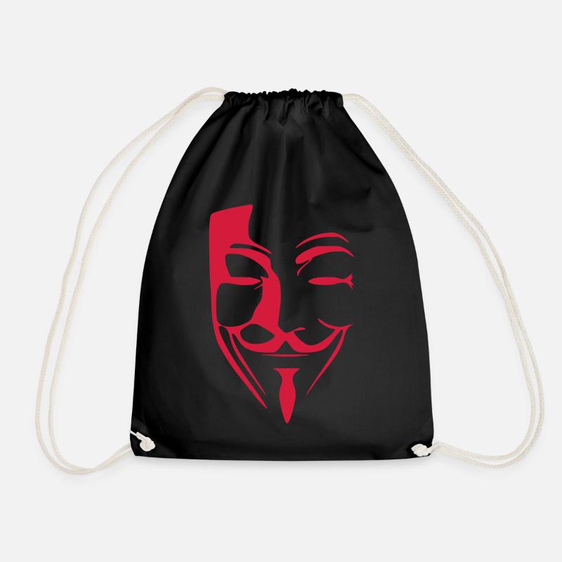Anonymous - Turnbeutel - Schwarz