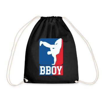 Breakdance B-Boy Streetdance Design Hip Hop Danse - Sac de sport léger - noir - Devant