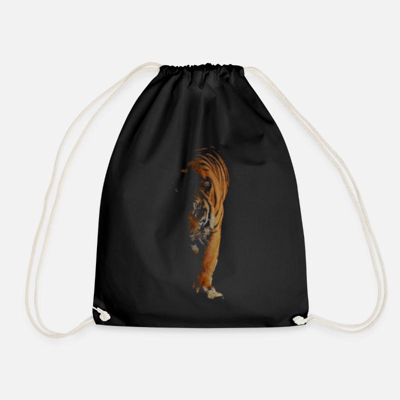 Tiger - Turnbeutel - Schwarz