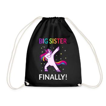 Grande sœur Enfin je - Sac de sport léger - noir - Devant