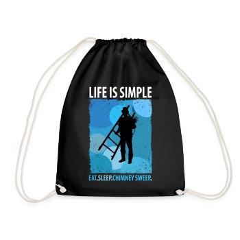 Ramoneur Ramoneur - Sac de sport léger - noir - Devant