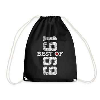 57TH BIRTHDAY BEST OF 1969 - Drawstring Bag - black - Front