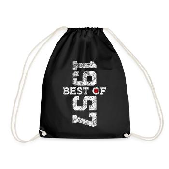 69E ANNIVERSAIRE MEILLEUR DE 1957 - Sac de sport léger - noir - Devant