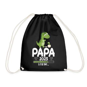 Papa 2023 Chargement - Sac de sport léger - noir - Devant