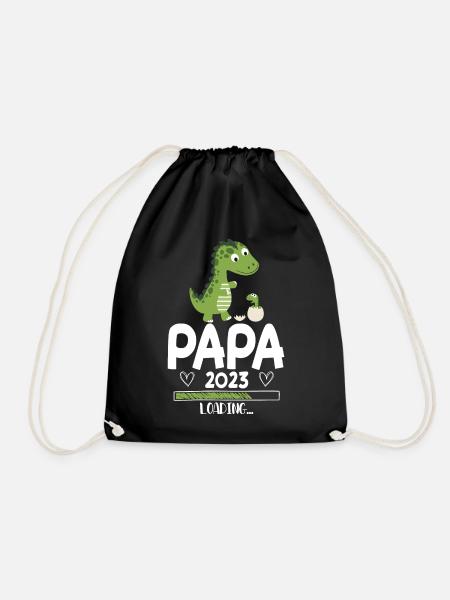 Papa 2023 Loading - Turnbeutel - Schwarz