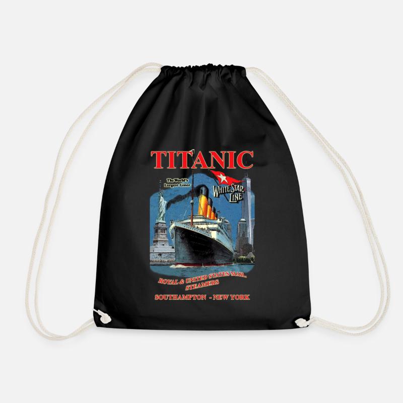 TITANIC Kreation Louis RUNEMBERG © Adagp - Turnbeutel - Schwarz