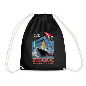 TITANIC NEW YORK CREA LOUIS RUNEMBERG © Adagp - Turnbeutel - Schwarz - Vorne