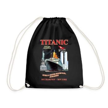 TITANIC SPIRIT KREATION LOUIS RUNEMBERG © Adagp - Turnbeutel - Schwarz - Vorne