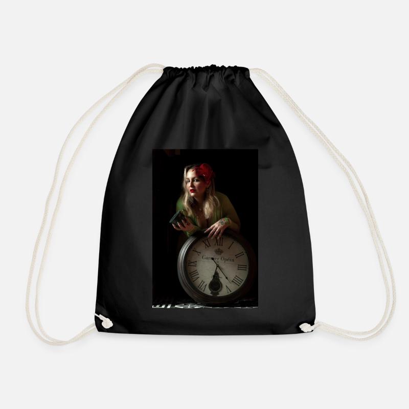 Alice In Wonderland - Drawstring Bag - black