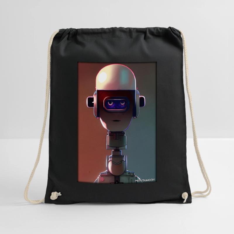 Robot Future Technology Science Android Drawstring Bag