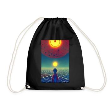 Galaxy Cosmos Universe Solar System Astronaute - Sac de sport léger - noir - Devant