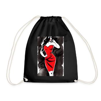 Pin up 2 - Sac de sport léger - noir - Devant