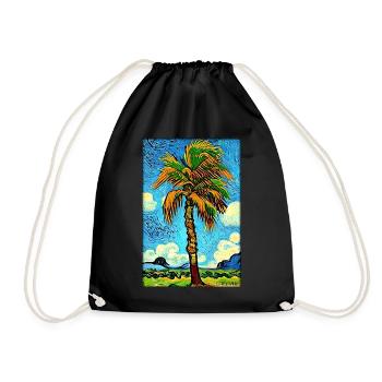 Palm Beach Holiday Summer Sun Sea Travel Holidays - Sac de sport léger - noir - Devant