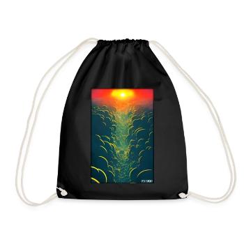 Sunset Sunset Sun Sky Nature Summer - Drawstring Bag - black - Front