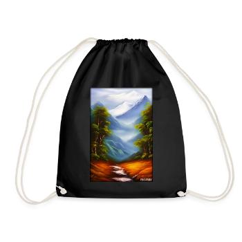 Montagnes Alpinisme Randonnée Randonnée Nature Voyage - Sac de sport léger - noir - Devant