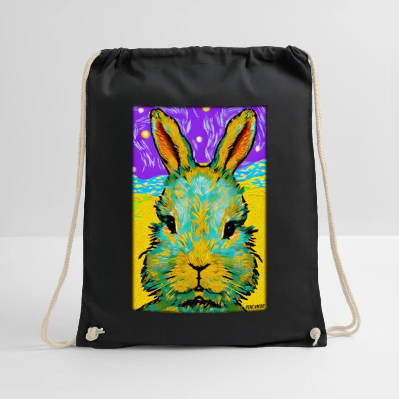 Rabbit Easter Easter Pet Easter Holiday Drawstring Bag