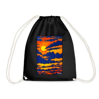 Soleil Eté Nature Vacances Soleil Soleil - Sac de sport léger - noir - Devant