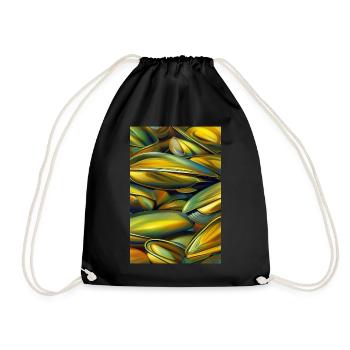 Mussels - Drawstring Bag - black - Front