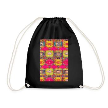 Modèle rétro - Sac de sport léger - noir - Devant