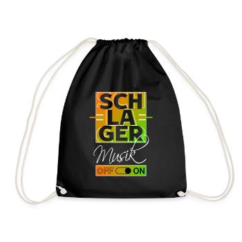 SchlagermusikON - Sac de sport léger - noir - Devant