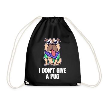 Puppy Statement Pets Favorite Pet Pet - Drawstring Bag - black - Front