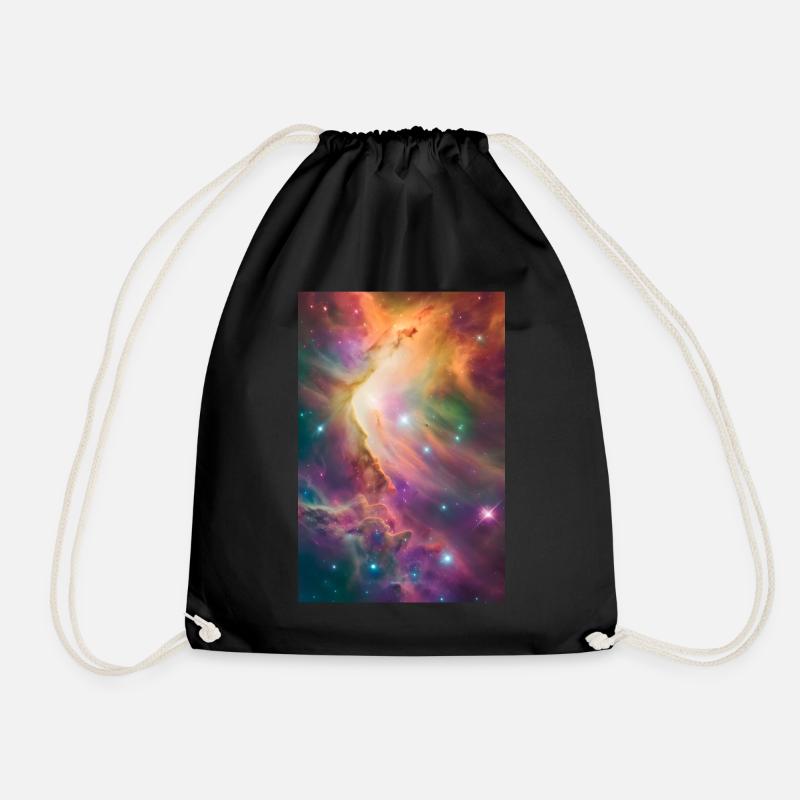 Unknown Star Nebula 1 - Drawstring Bag - black