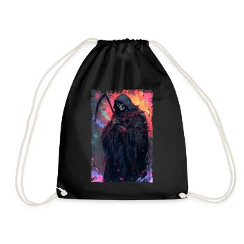 A Splash of Color - Drawstring Bag - black - Front