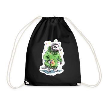 Maître peintre - Sac de sport léger - noir - Devant