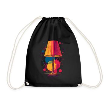 Lampe Musique Des Années 70 - Sac de sport léger - noir - Devant