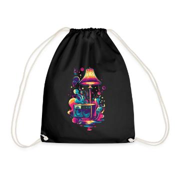 Lampe Musique Des Années 70 - Sac de sport léger - noir - Devant