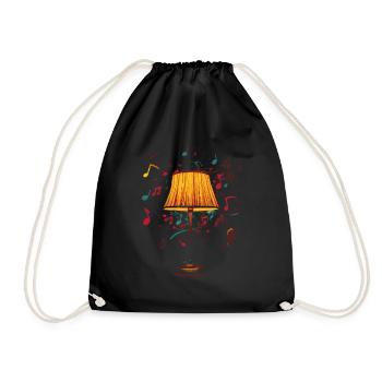 Lampe Musique Des Années 70 - Sac de sport léger - noir - Devant