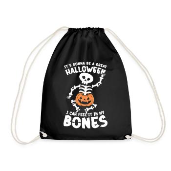  It's Gonna Be A Great Halloween I Can Feel It In - Turnbeutel - Schwarz - Vorne