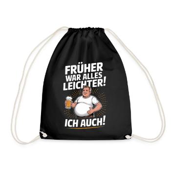 Dans le passé, tout était plus léger, j’avais aussi un design amusant - Sac de sport léger - noir - Devant