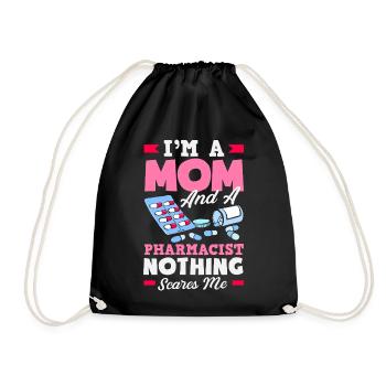 Pharmacist Pharmaceutical Technical - Drawstring Bag - black - Front