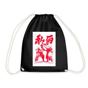 Crimson Martial Duel Ink - Drawstring Bag - black - Front
